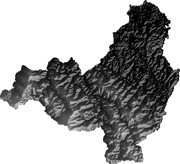Modelo Digital de Elevaciones (SRTM) - Municipio de Buena Vista, Santa Cruz