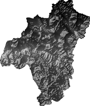 Modelo Digital de Elevaciones (SRTM) - Municipio de Comarapa, Santa Cruz
