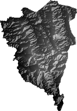 Modelo Digital de Elevaciones (SRTM) - Municipio de Moromoro, Santa Cruz