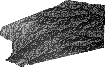 Modelo Digital de Elevaciones (SRTM) - Municipio de San Rafael, Santa Cruz