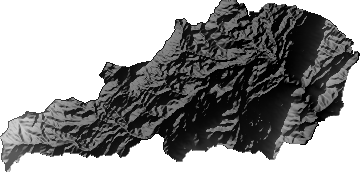 Modelo Digital de Elevaciones (SRTM) - Municipio de Uriondo, Tarija