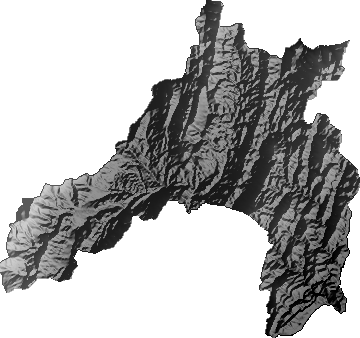 Modelo Digital de Elevaciones (SRTM) - Municipio de Tarija, Tarija