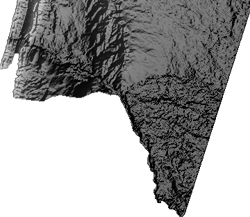 Modelo Digital de Elevaciones (SRTM) - Municipio de Villa Montes, Tarija