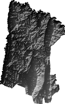 Modelo Digital de Elevaciones (SRTM) - Municipio de El Puente, Tarija